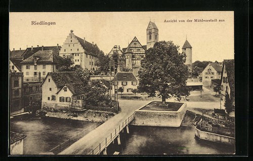 Ansichtskarte riedlingen - ansichtskarte,