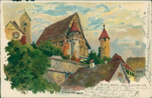 Ansichtskarte riedlingen alte - ansichtskarte,