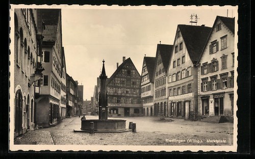 Ansichtskarte riedlingen - ansichtskarte,