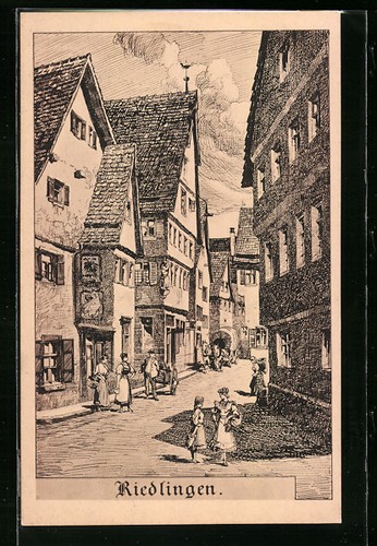 Künstler riedlingen - künstler-ak,