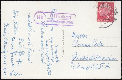 Landpost 14b offingen über - 14b,