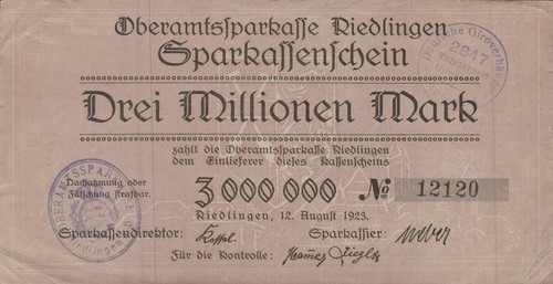 Riedlingen oberamtssparkasse - -,