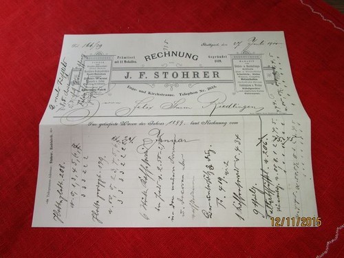 Antiquare rechnung aus - rechnung,