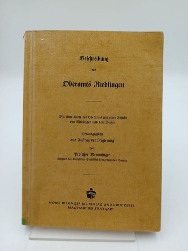 Beschreibung des oberamts - beschreibung,