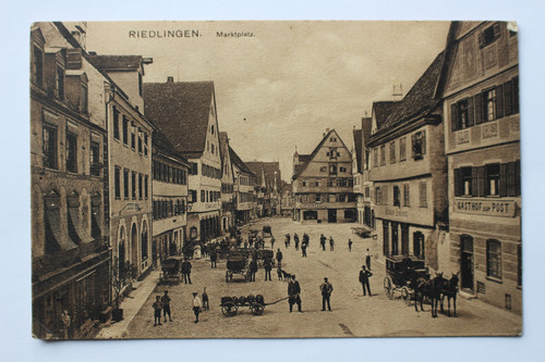 Ansichtskarte riedlingen - ansichtskarte,