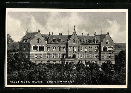 Ansichtskarte riedlingen - ansichtskarte,
