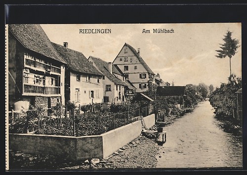 Ansichtskarte riedlingen - ansichtskarte, /