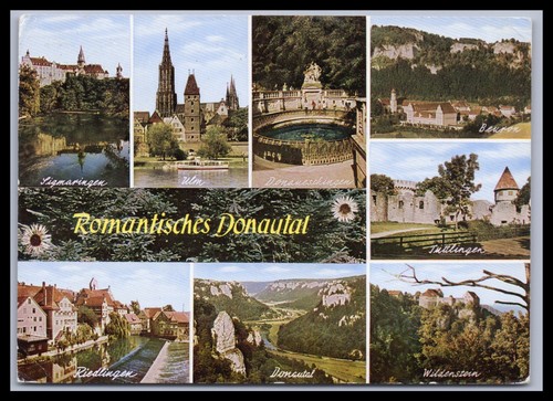 Ansichtskarte donautal - ansichtskarte,