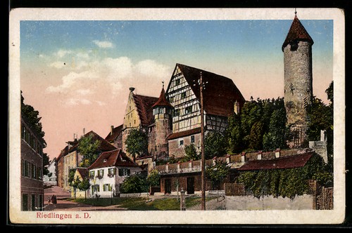 Riedlingen stadtmauer - a., d.,