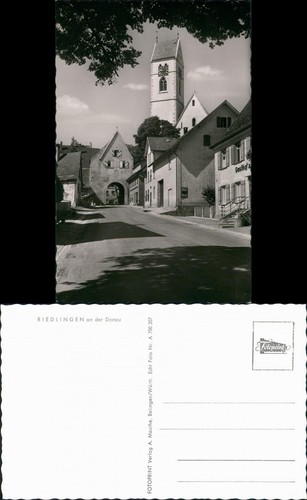 Ansichtskarte riedlingen - ansichtskarte,
