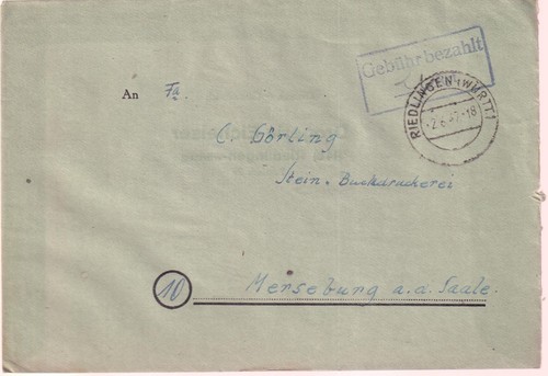 Gebühr bezahlt riedlingen - gebühr, bezahlt,