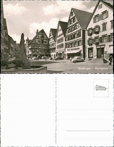 Ansichtskarte riedlingen - ansichtskarte,