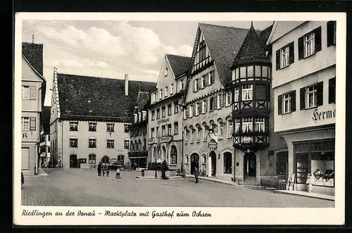 Ansichtskarte riedlingen - ansichtskarte,