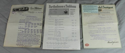 Alte orig rechnungen - rechnungen, aus