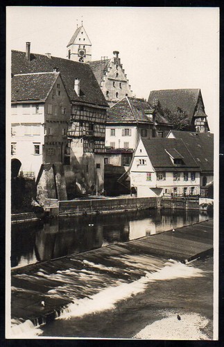 Foto riedlingen donauwehr - foto, ak
