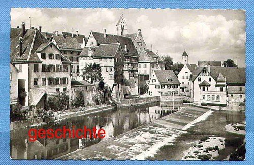 Riedlingen donauwehr - ak,