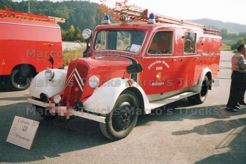 Lkw foto citroën feuerwehr - foto,