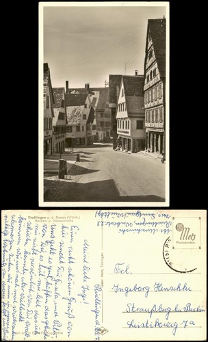 Ansichtskarte riedlingen - ansichtskarte,
