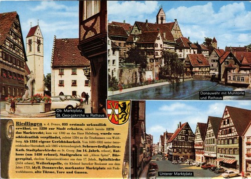 Riedlingen württ mit - /, württ.