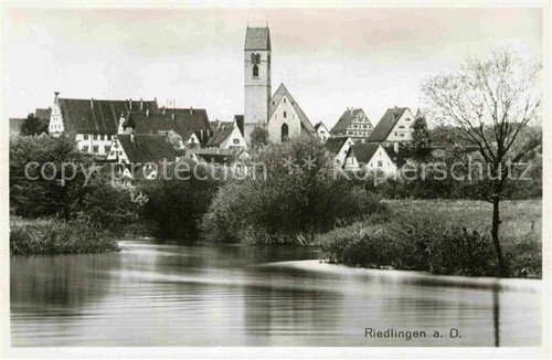 Riedlingen donau ortsansicht - donau,