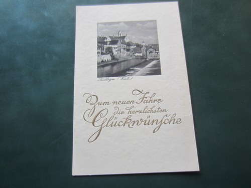Riedlingen neujahr - ak,
