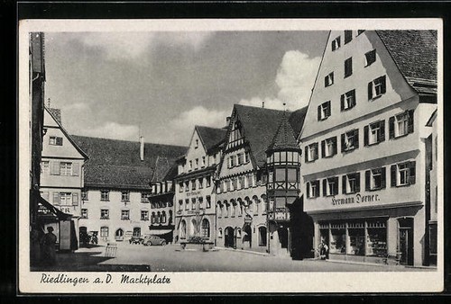 Riedlingen marktplatz - a., d.,