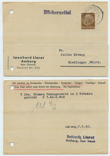 71947 postkarte amberg - -,