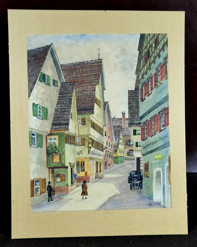 Aquarell riedlingen - aquarell,
